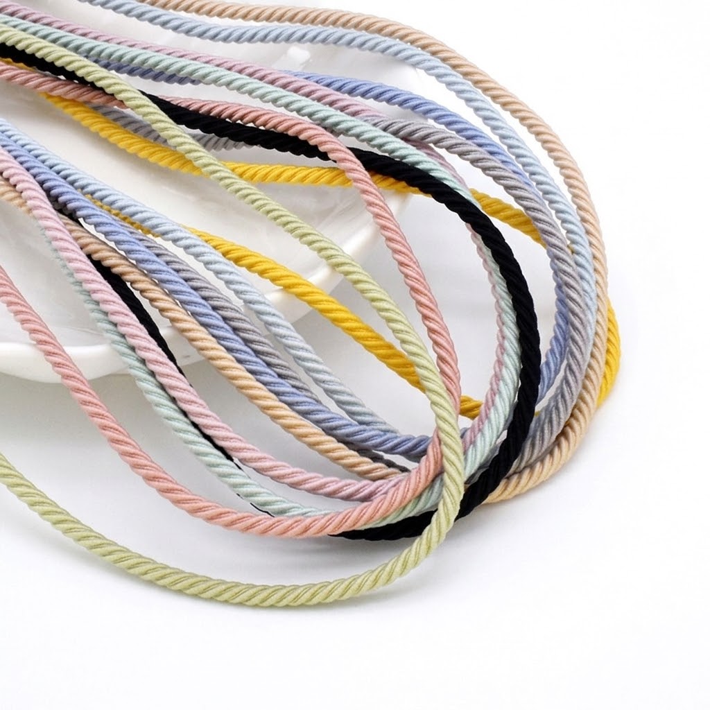 Sewing Tas - 5M/Lot 2.5mm Elastic Rope Braided Elastic