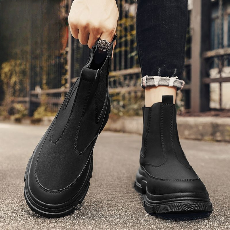 Sewing Latex - Men's High Cut Boots British Style
