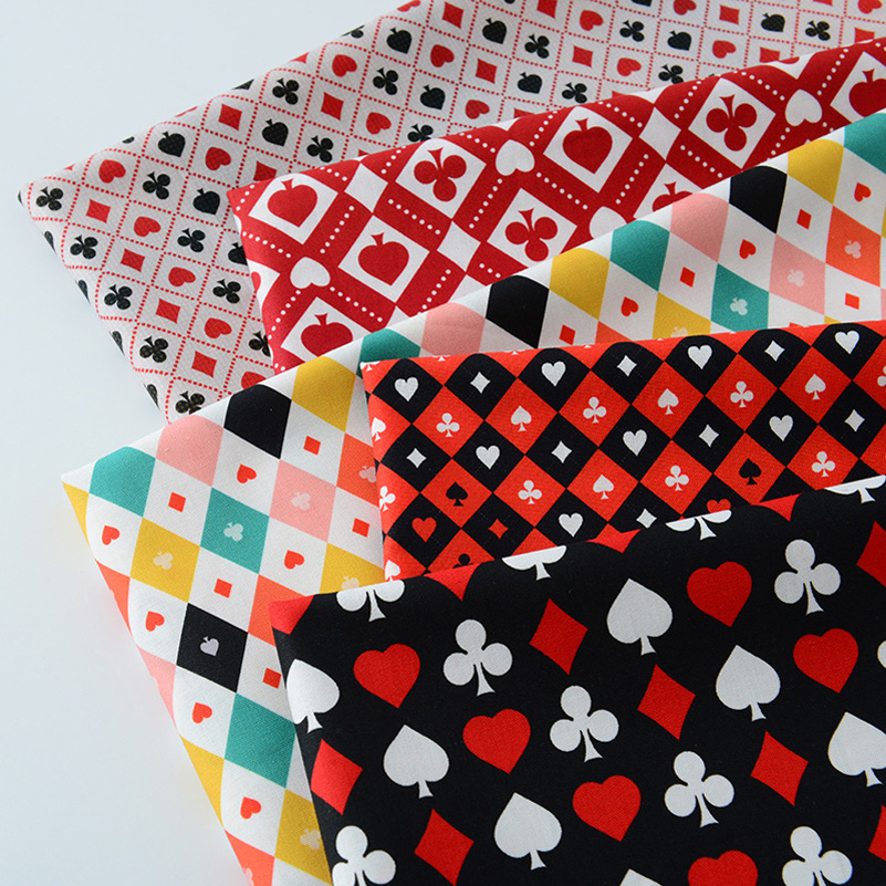 Sewing By - Ins Poker Element Cotton Digital Printing