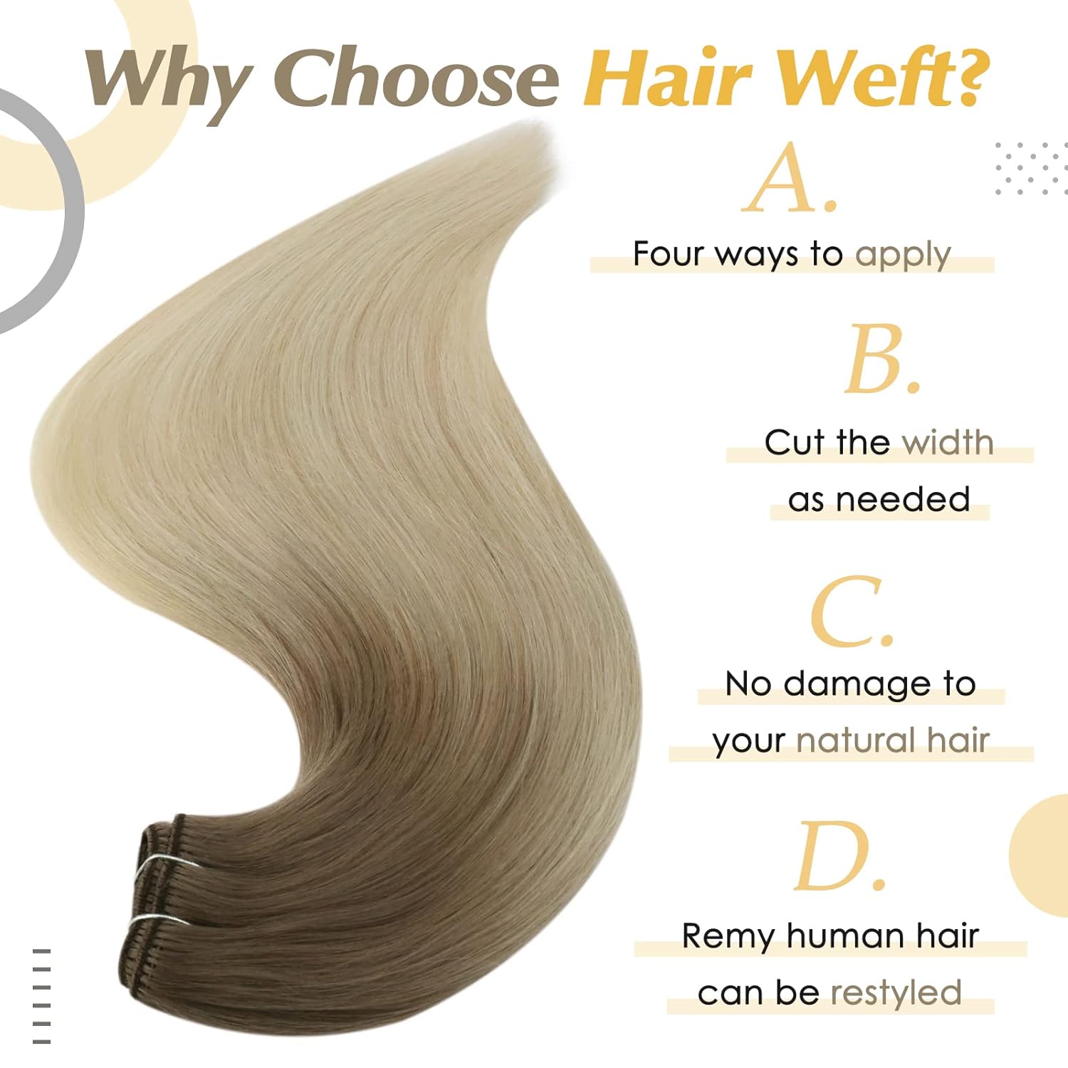 Full Shine Human Hair Weft Ext - Sewing Lab review and price